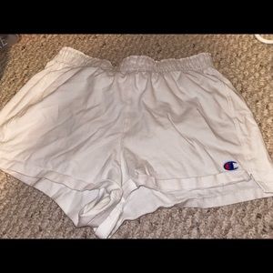 Champion white shorts